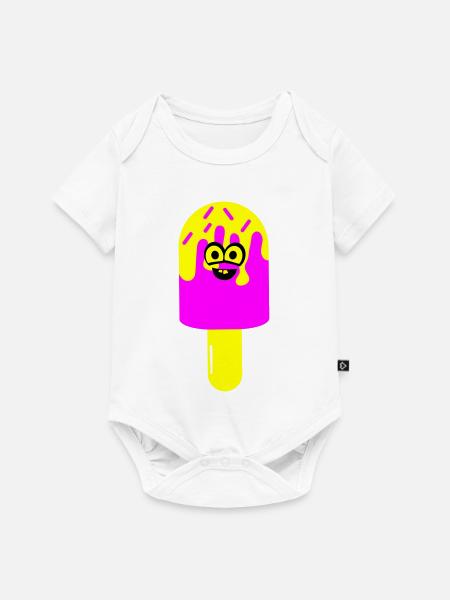eis_smile - Baby Premium Kurzarmbody - Weiß
