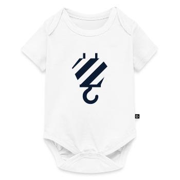 Haken - Baby Premium Kurzarmbody - Weiß - Vorne