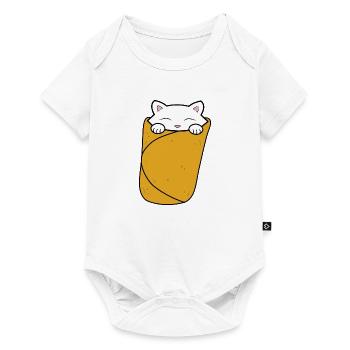 Purrito, cute cat burrito. - Baby Premium short-sleeve bodysuit - white - Front