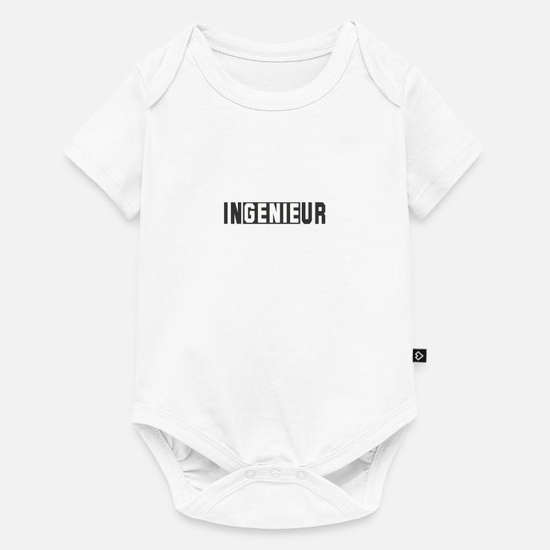 Engineer genius - Baby Premium short-sleeve bodysuit - white
