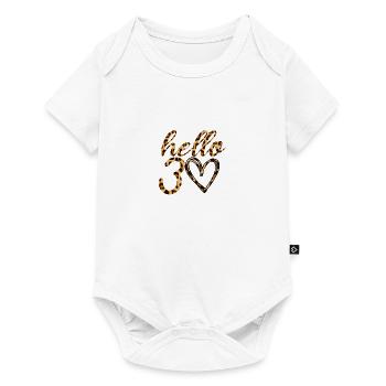 Hello 30 - Baby Premium short-sleeve bodysuit - white - Front