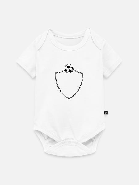 Soccer Emblem - Baby Premium Kurzarmbody - Weiß