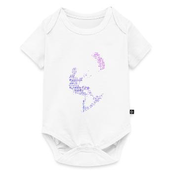 Women's Kiting Men's Kitesurf Kite Kitesurfing - Baby Premium short-sleeve bodysuit - white - Front