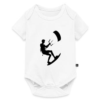 Kitesurfing Kitesurf Men's Kitesurfer Kitesurfing - Baby Premium short-sleeve bodysuit - white - Front