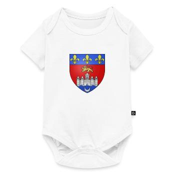 Blason Bordeaux - Body à manches courtes Premium Bébé - blanc - Devant