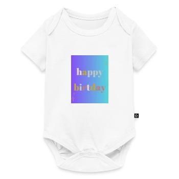 ALLES GUTE ZUM GEBURTSTAG!. ALLES GUTE ZUM GEBURTSTAG!. JAHRESTAG. - Baby Premium Kurzarmbody - Weiß - Vorne