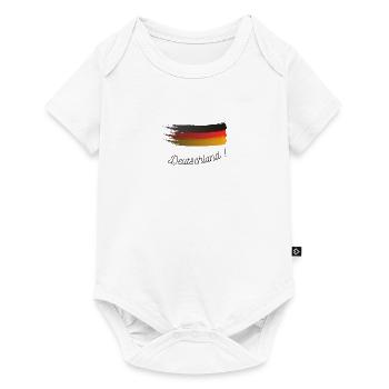 Deutschland - Body à manches courtes Premium Bébé - blanc - Devant