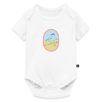 Dompfaff Traum - Baby Premium Kurzarmbody - Weiß - Vorne