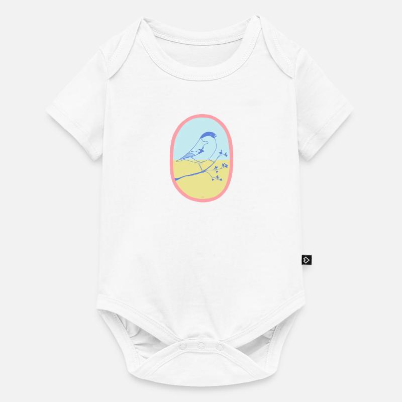 Dompfaff Traum - Baby Premium Kurzarmbody - Weiß