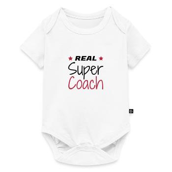 Coach / Coaching / Entraineur / Sport - Body à manches courtes Premium Bébé - blanc - Devant