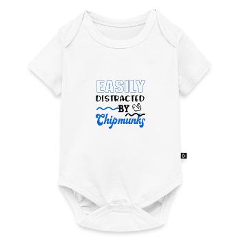 Forest Animal Cute Chipmunk Nature Squirrel - Baby Premium short-sleeve bodysuit - white - Front