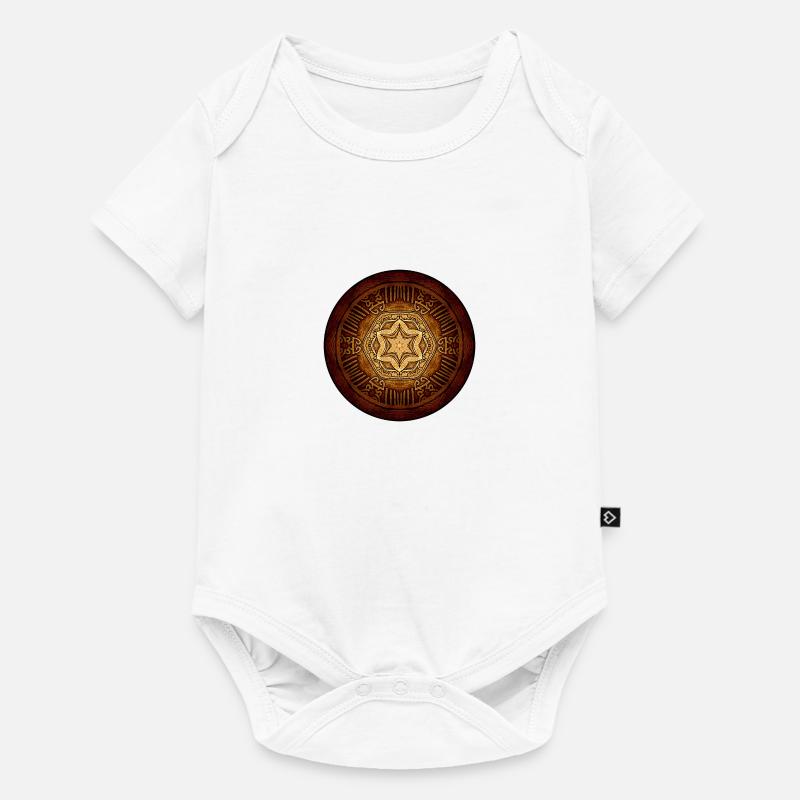 Rosace - Body à manches courtes Premium Bébé - blanc