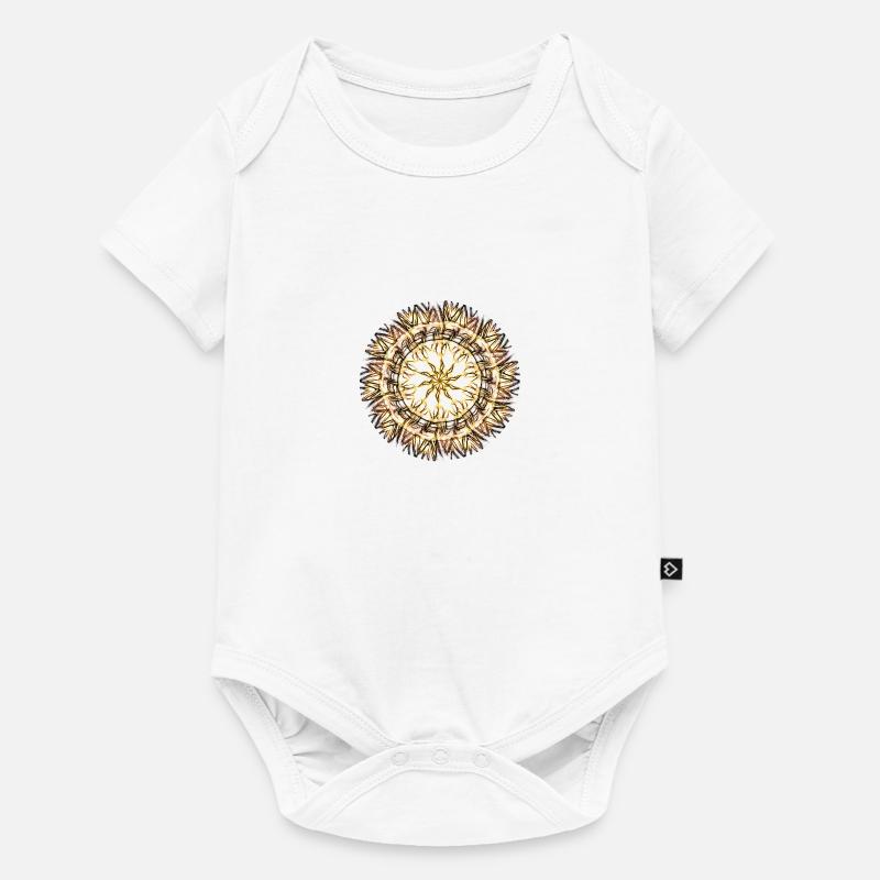 Mandala - Body à manches courtes Premium Bébé - blanc