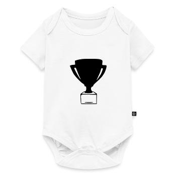Coupe Dessin Gagner Croquis Noir - Body à manches courtes Premium Bébé - blanc - Devant