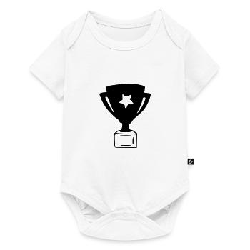 Coupe Dessin Gagner Croquis Noir - Body à manches courtes Premium Bébé - blanc - Devant