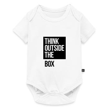 Think Outside The Box - Baby Premium short-sleeve bodysuit - white - Front