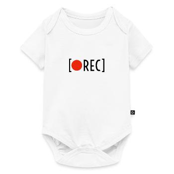 Recording Symbol - Baby Premium Kurzarmbody - Weiß - Vorne