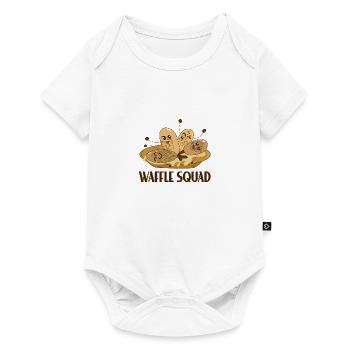 Waffle Squad Cute Waffle Friends Team Waffle - Baby Premium short-sleeve bodysuit - white - Front