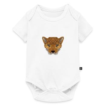 Cheetah Art Big Cats Wildlife Jungle Nature - Baby Premium short-sleeve bodysuit - white - Front