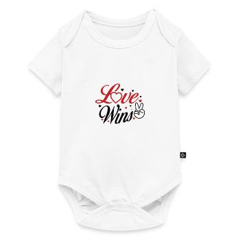 Première Saint-Valentin - Body à manches courtes Premium Bébé - blanc - Devant