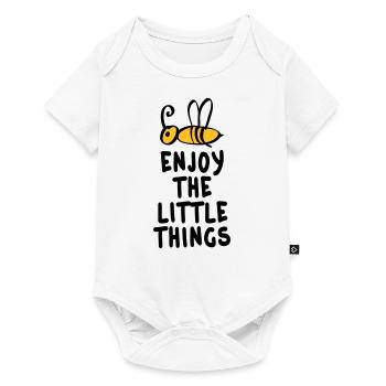 enjoy the little things 2c - Baby Premium short-sleeve bodysuit - white - Front