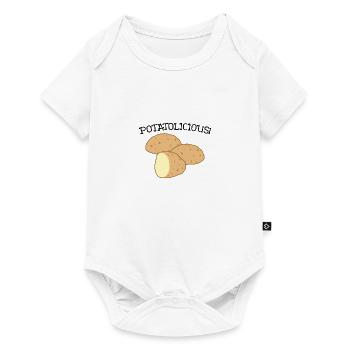 Potatoe Eating Healthy Food Hobby Chef Vegetables - Baby Premium short-sleeve bodysuit - white - Front