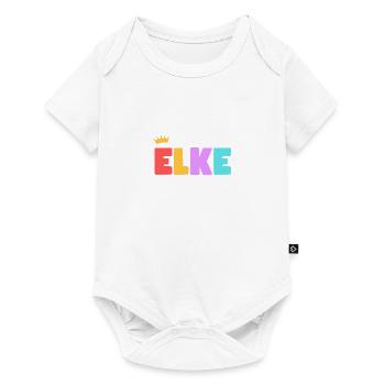 Elke! Customizable - Baby Premium short-sleeve bodysuit - white - Front