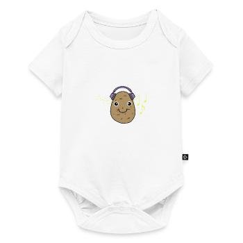 Musicien de musique Hobby Chef Cute Potatoe - Body à manches courtes Premium Bébé - blanc - Devant