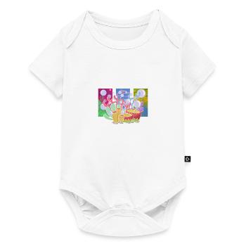 Récifs coralliens, récifs colorés, environnement - Body à manches courtes Premium Bébé - blanc - Devant