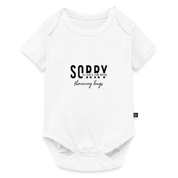 Busy Throwing Bags Hobby Sack Tossing Funny - Body à manches courtes Premium Bébé - blanc - Devant