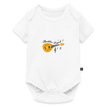 Mandolin Legend Ironic Bluegrass Musician - Baby Premium short-sleeve bodysuit - white - Front