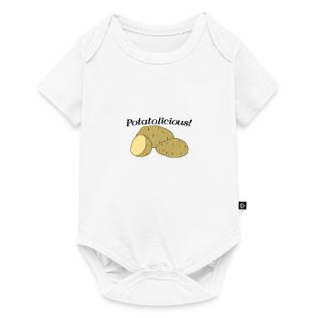Potatolicious Vegetables Healthy Eating Potatoes - Baby Premium short-sleeve bodysuit - white - Front