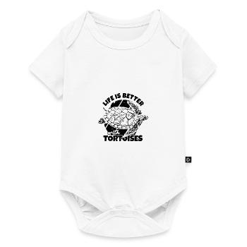 Tortoises - Baby Premium short-sleeve bodysuit - white - Front