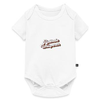 Butthole Whisperer lustig Spruch - Baby Premium Kurzarmbody - Weiß - Vorne