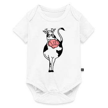 Stier - Baby Premium Kurzarmbody - Weiß - Vorne