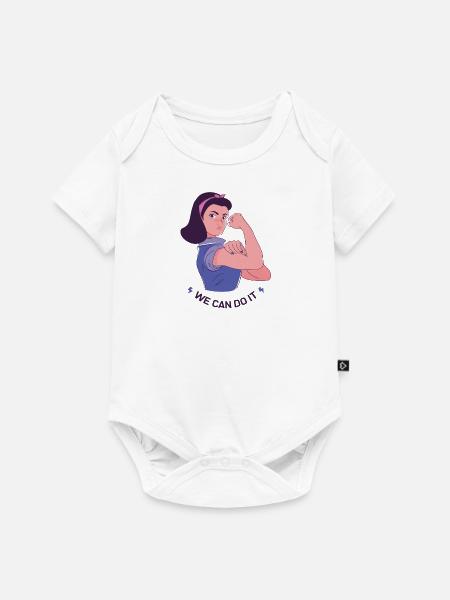 We can do it - Baby Premium Kurzarmbody - Weiß