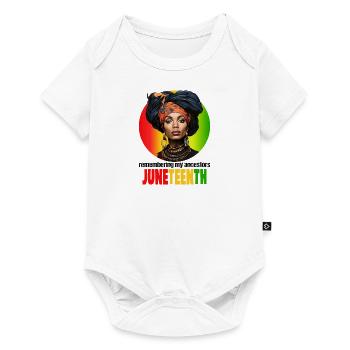 remembering my ancestors JUNETEENTH - Baby Premium short-sleeve bodysuit - white - Front