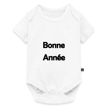 NOËL. ANNEE. ANNIVERSAIRE. RETRAITE. FÊTE. COEUR. - Body à manches courtes Premium Bébé - blanc - Devant