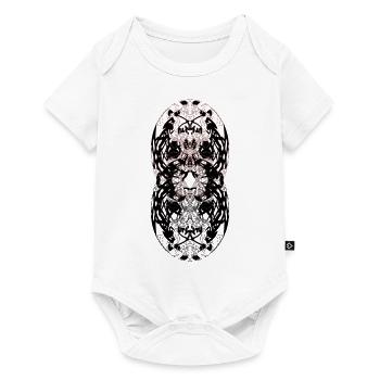 Abstract No. 51 - Baby Premium Kurzarmbody - Weiß - Vorne