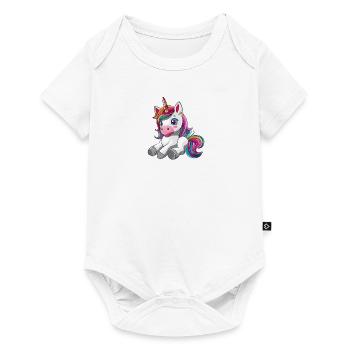 Cute Unicorn - Baby Premium short-sleeve bodysuit - white - Front