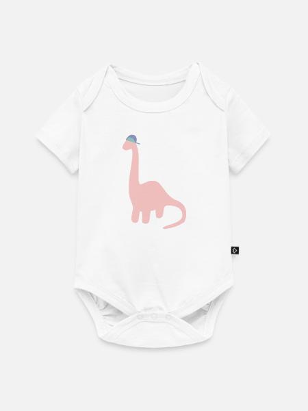 Dinosaur - Baby Premium short-sleeve bodysuit - white