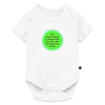Black sheep - Baby Premium short-sleeve bodysuit - white - Front