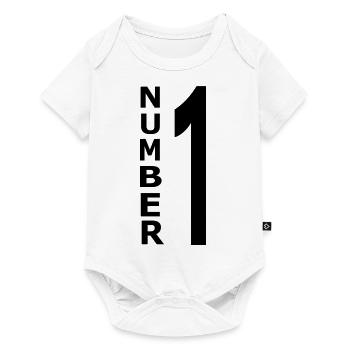 Numéro1 - Body à manches courtes Premium Bébé - blanc - Devant