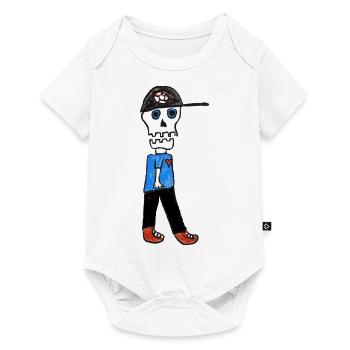 PoolBoy SkullHeart - Baby Premium Kurzarmbody - Weiß - Vorne