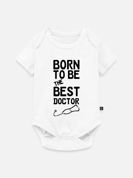 Doctor Doktor Arzt Medizin Spruch Geschenk - Baby Premium Kurzarmbody - Weiß