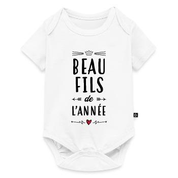 Beau Fils - Beau-Fils - Famille - Mariage - Tshirt - Baby Premium short-sleeve bodysuit - white - Front