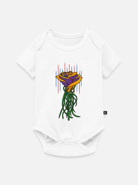 Neonrose - Baby Premium Kurzarmbody - Weiß