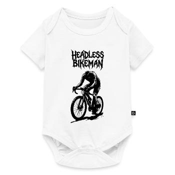 HeadlessBikeman_V2 - Baby Premium Kurzarmbody - Weiß - Vorne