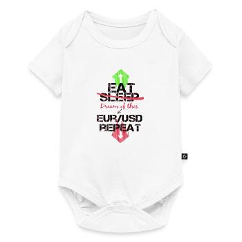 Forex stock trader cadeau paroles super cool - Body à manches courtes Premium Bébé - blanc - Devant