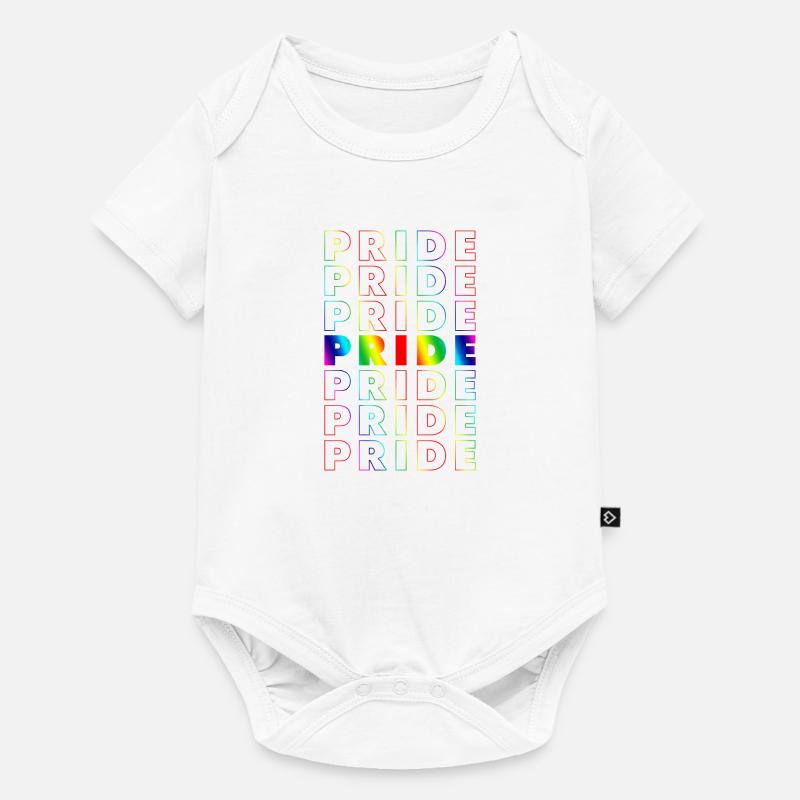 Pride Gradient - Baby Premium short-sleeve bodysuit - white